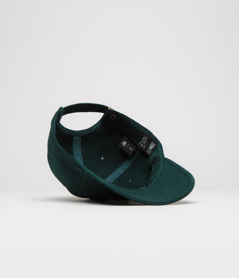 Skateboard Cafe Script Logo Cap in Pine Green