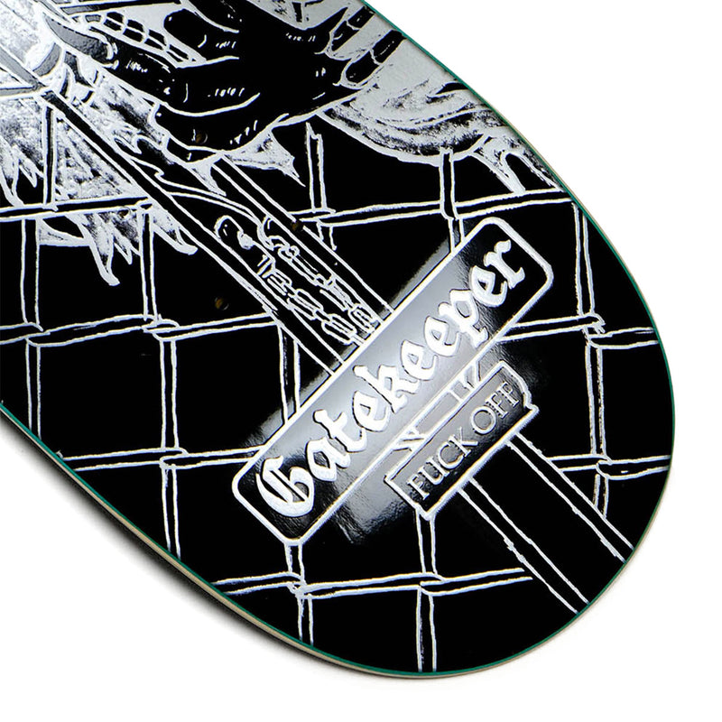 Snack Gatekeeper Skateboard Deck - Black - 8.38"