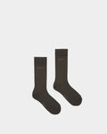 Socks in Grey Knit Cotton