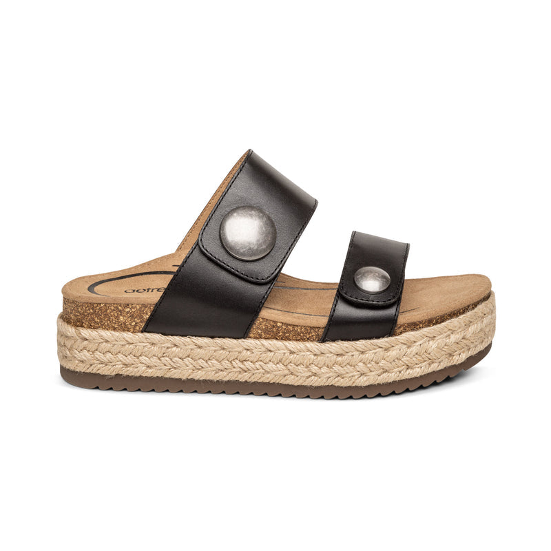 Sofie Platform Sandal #color_black