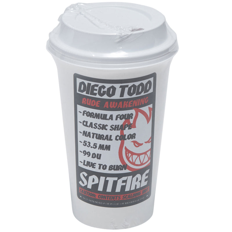 Spitfire F4 99 Diego Rude Awakening Classic Skateboard Wheels - Natural - 54mm
