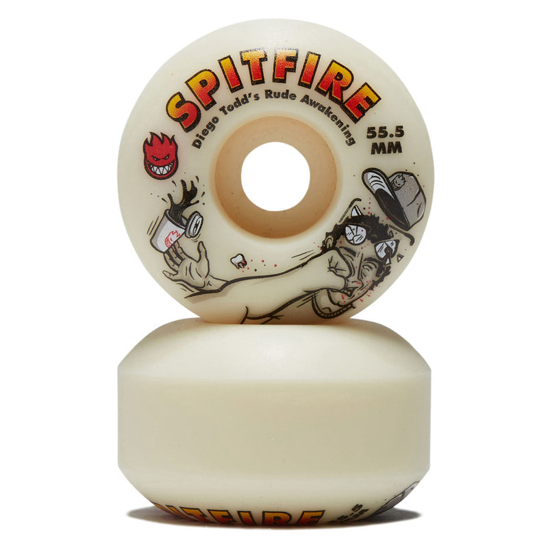 Spitfire F4 99 Diego Rude Awakening Classic Skateboard Wheels - Natural - 56mm
