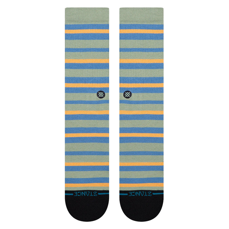 Stance Brett Crew Socks - Light Green
