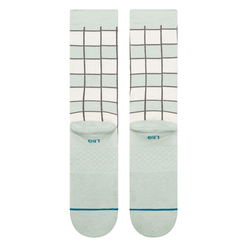 Stance Kitchen Tile Crew Socks - Light Blue