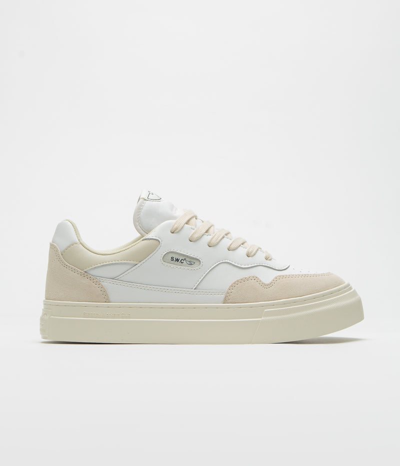 Stepney Workers Club Pearl Leather Shoes in Spring White