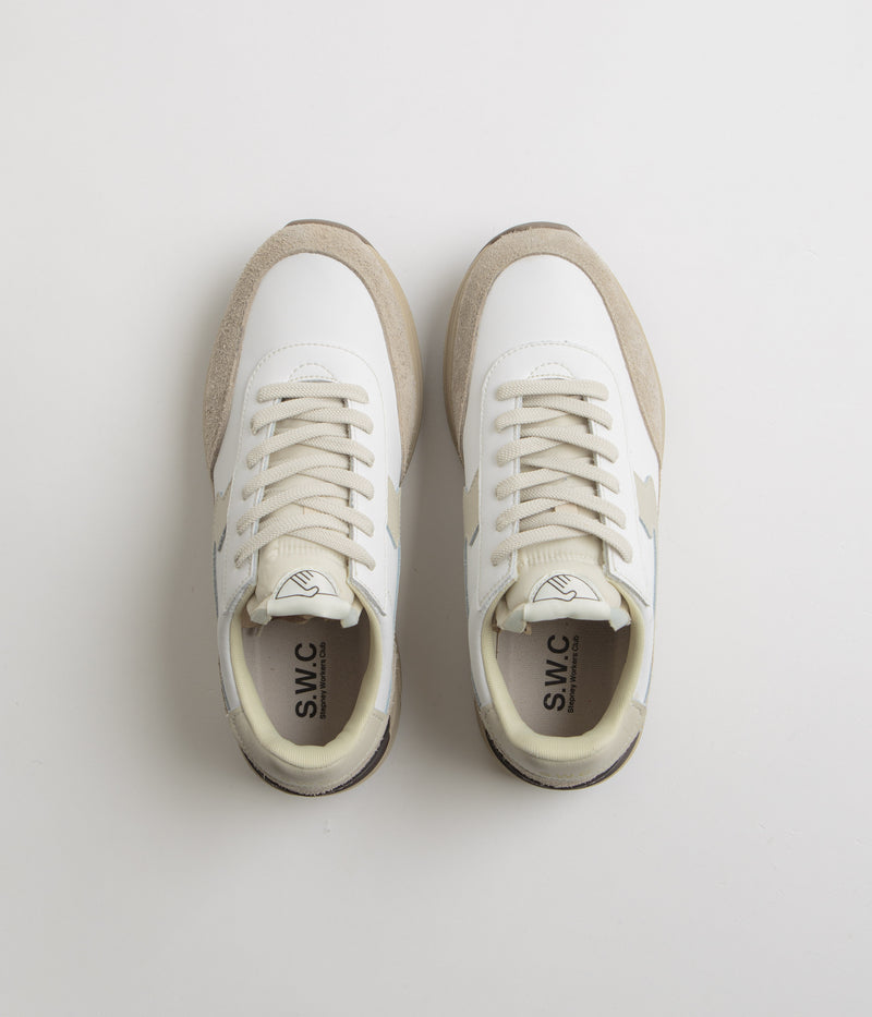 Stepney Workers Club Pro Cup 01 S-Strike Geo-Merged Shoes in Winter and White