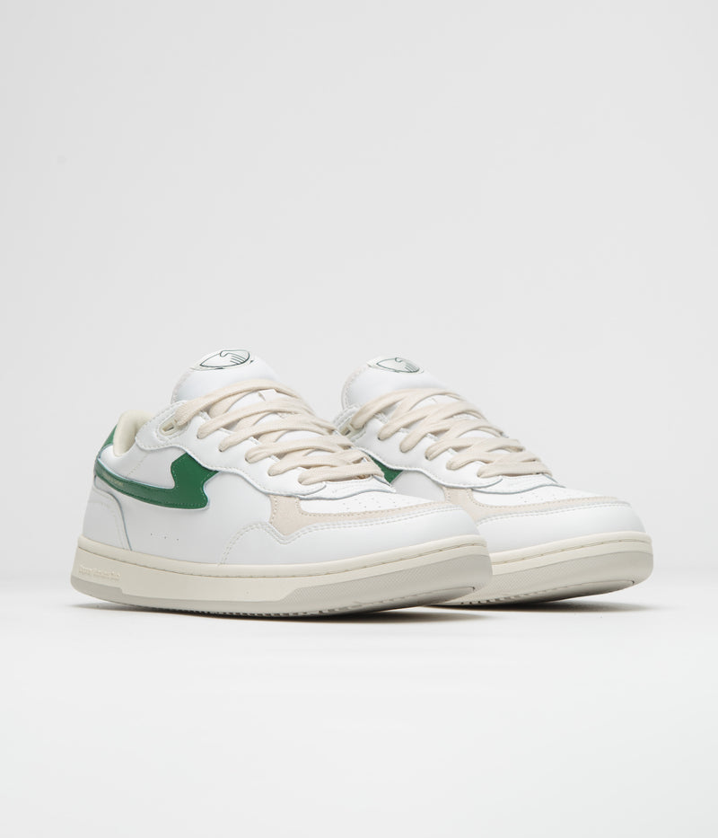 Stepney Workers Club Pro Cup 01 S-Strike Shoes in White and Green