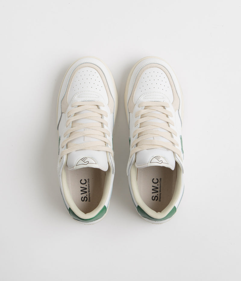 Stepney Workers Club Pro Cup 01 S-Strike Shoes in White and Green