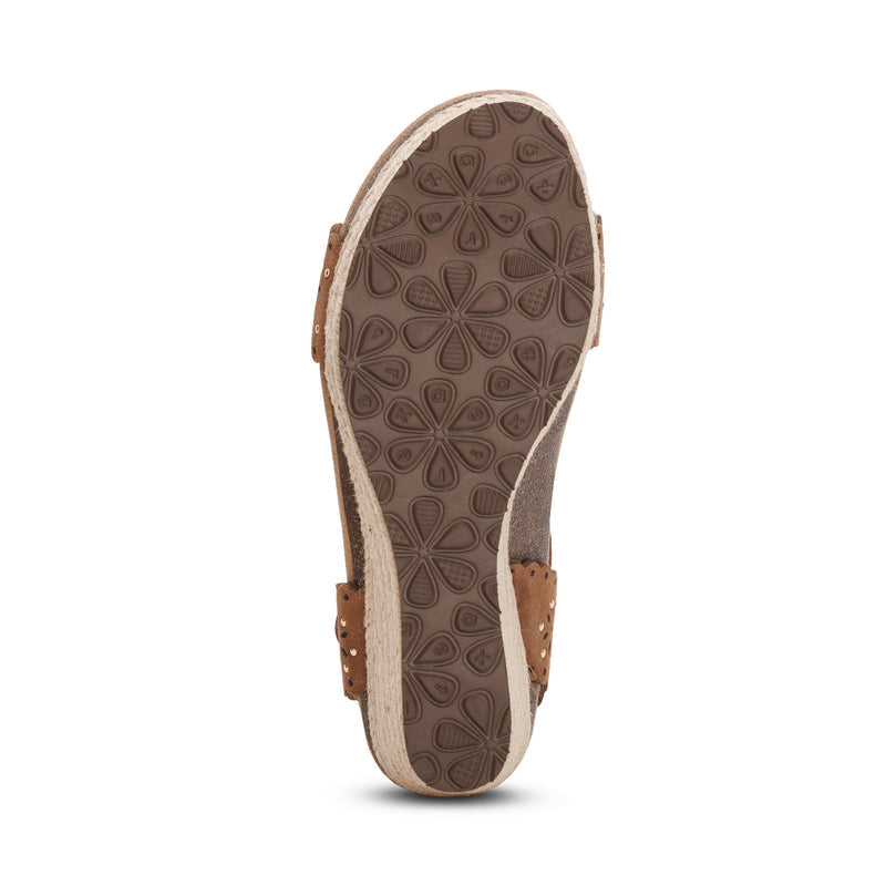 Sydney Quarter Strap Espadrille Wedge #color_scotch-cutout
