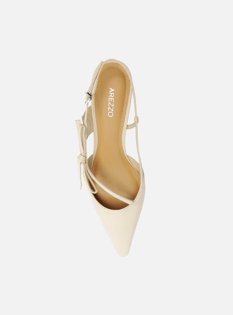 Tessa Mid Stiletto Leather Pump Pumps S/26