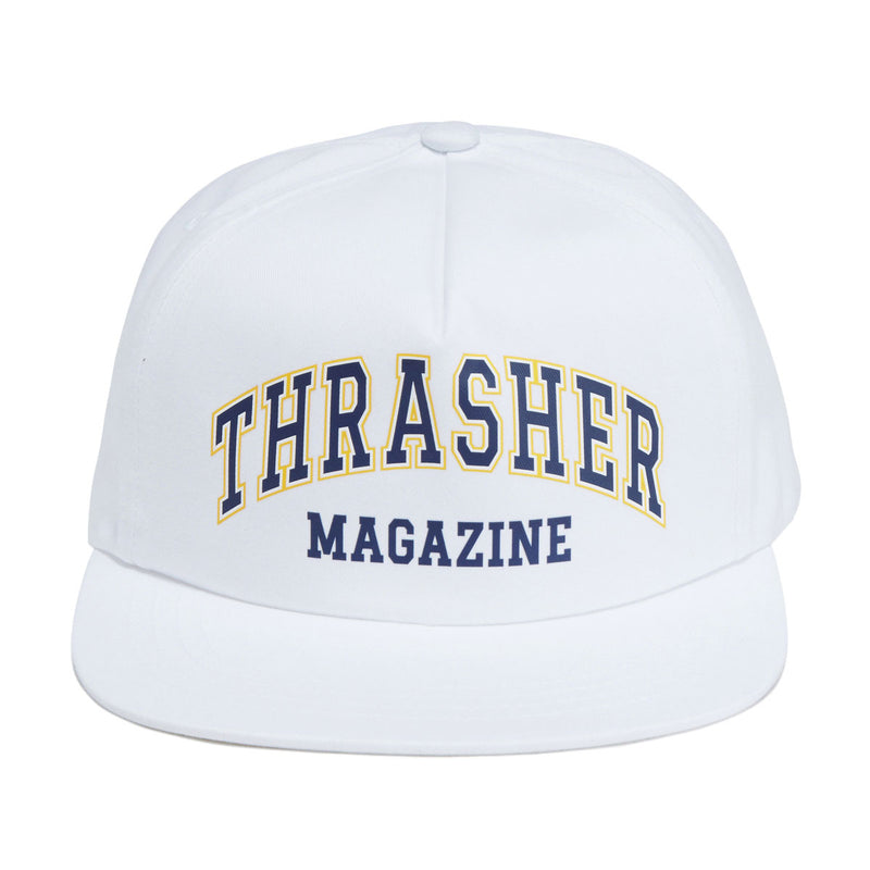 Thrasher Dropout Snapback Hat - White
