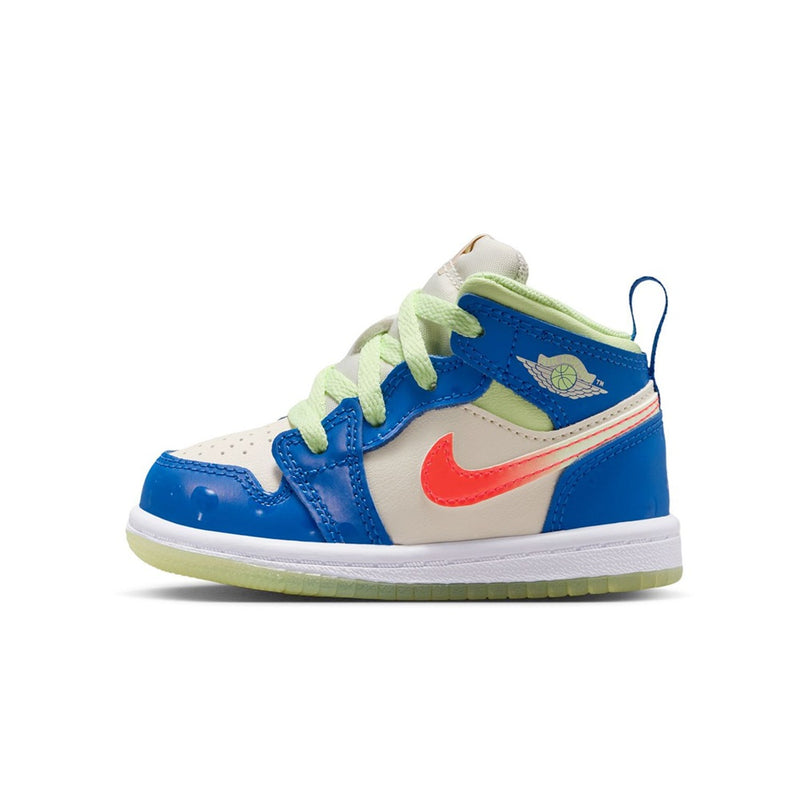 Toddler's Jordan 1 Mid SE Game Royal/Pale Ivory (II1255 400)
