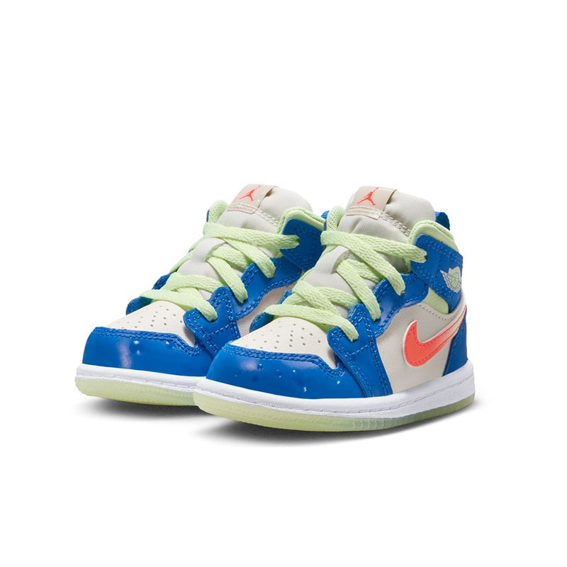 Toddler's Jordan 1 Mid SE Game Royal/Pale Ivory (II1255 400)