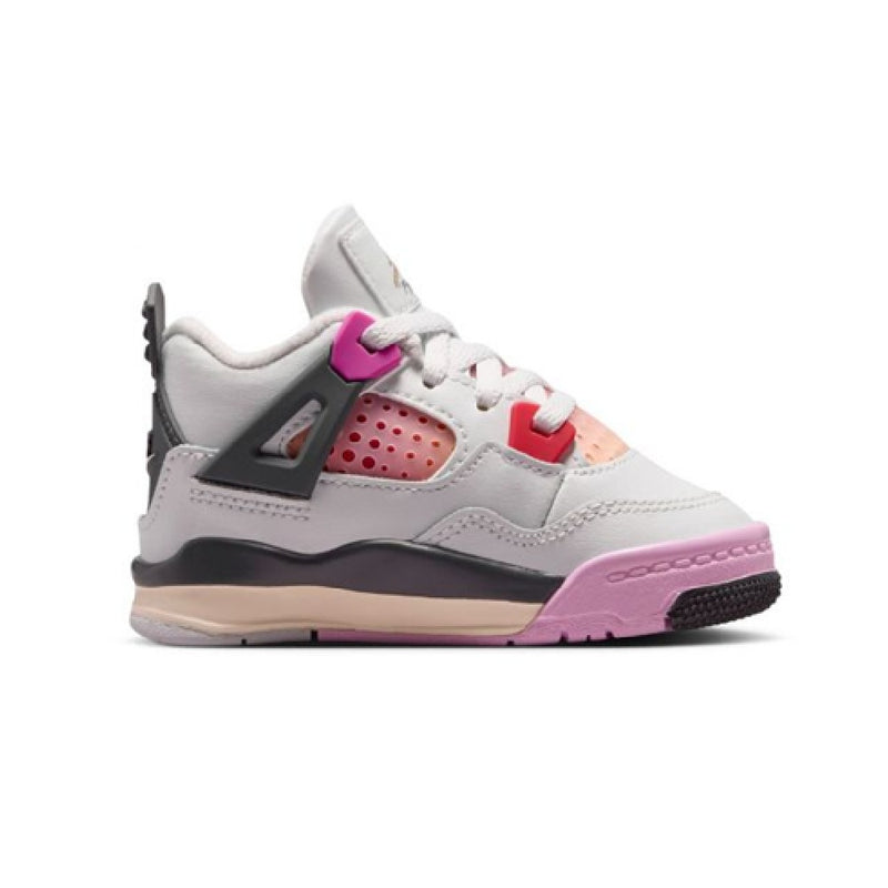 Toddler's Jordan 4 Retro "Comic" Off Wt/Fire Pink-Anthracite (IO2364 100)