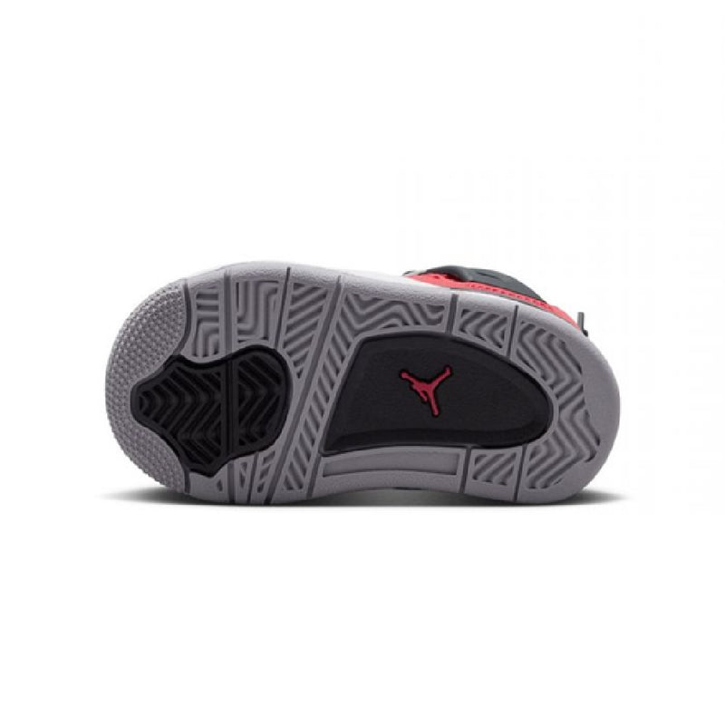 Toddler's Jordan 4 Retro "Toro Bravo" Fire Red/White-Black (HV4382 600)