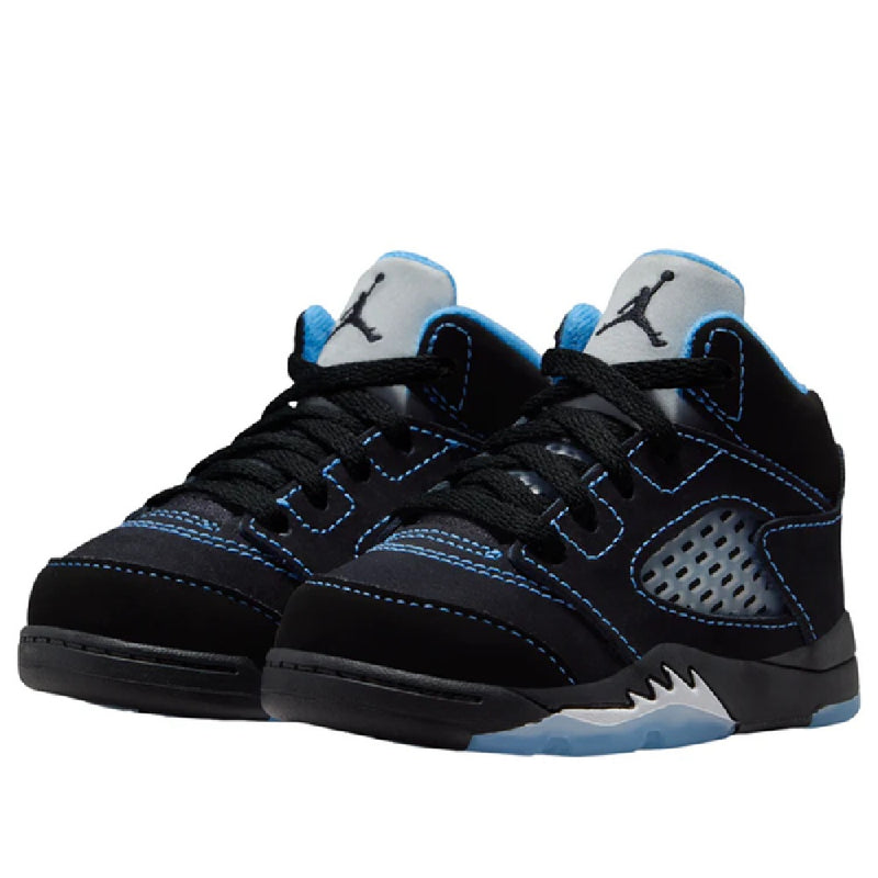 Toddler's Jordan 5 Retro Black/Multi-Color (440890 008)