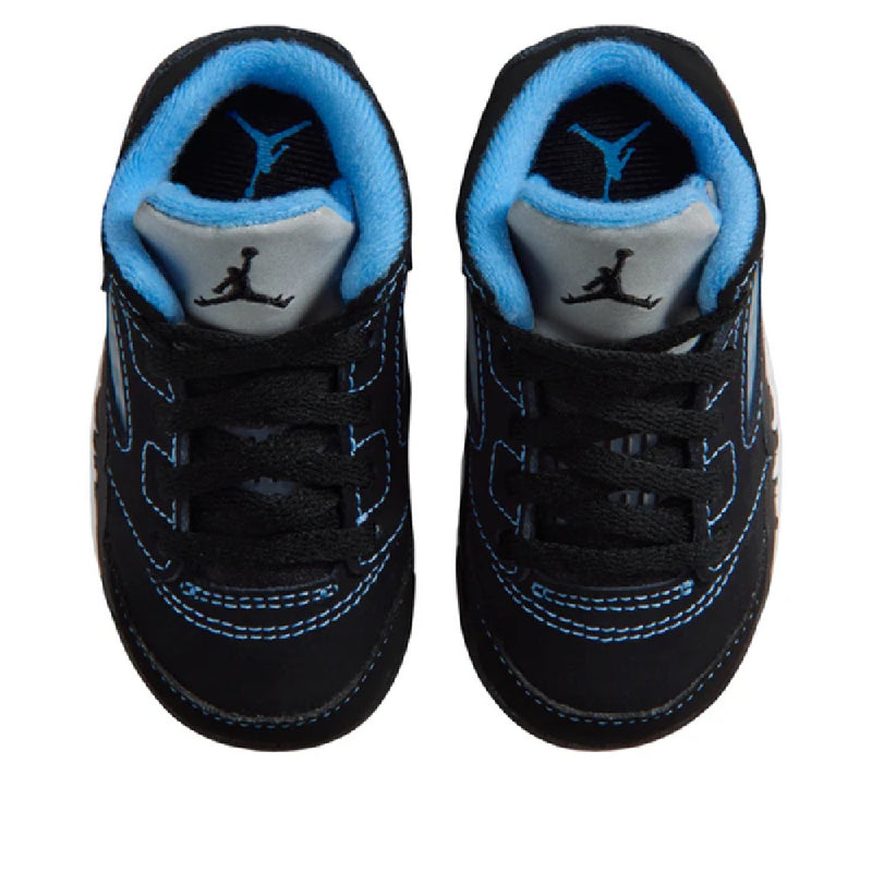 Toddler's Jordan 5 Retro Black/Multi-Color (440890 008)