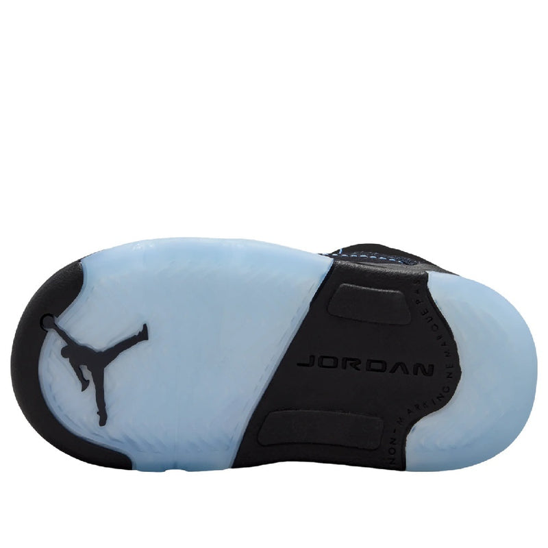 Toddler's Jordan 5 Retro Black/Multi-Color (440890 008)