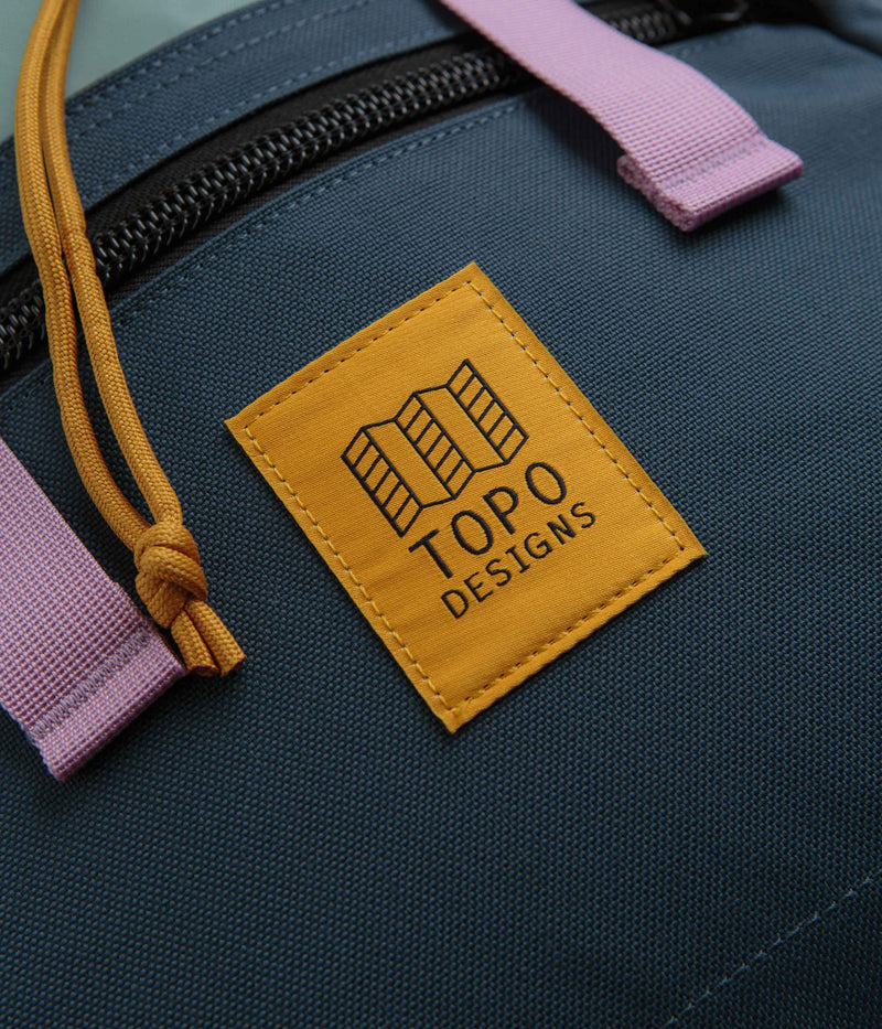 Topo Designs Classic Rover Pack in Sage and Pond Blue