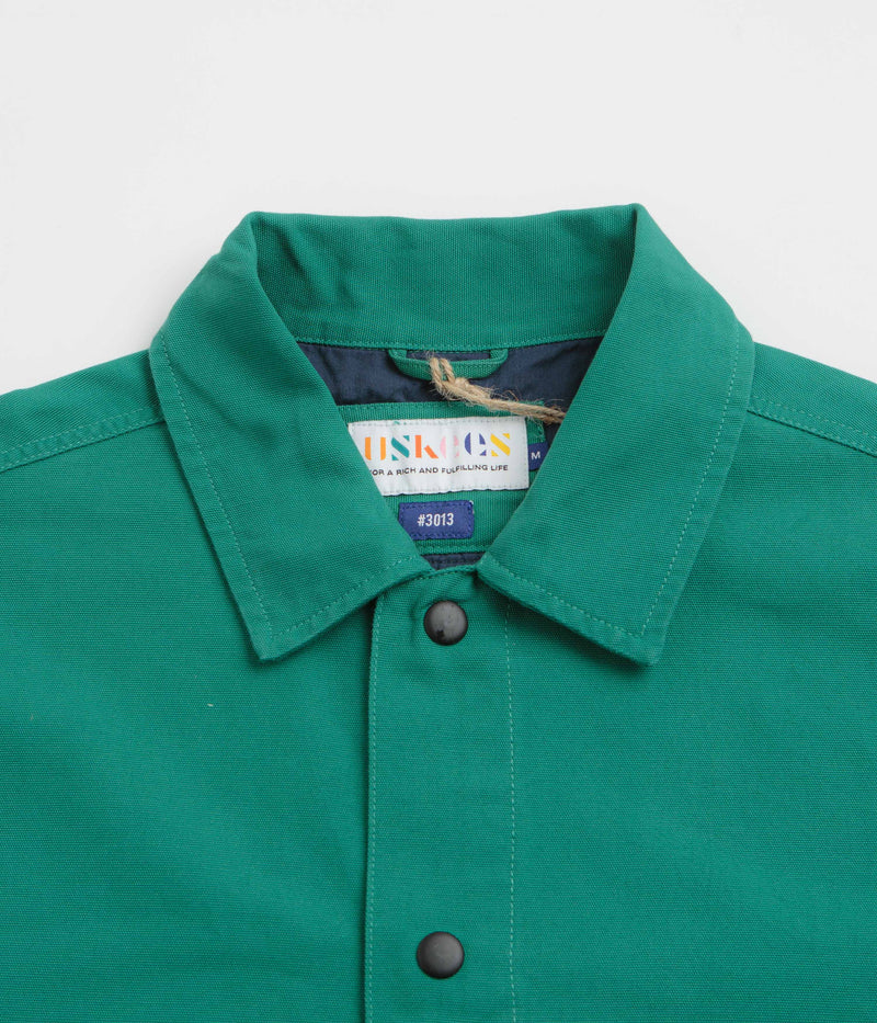 Uskees 3013 Coach Jacket in Foam Green