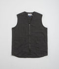 Uskees 3036 Drill Zip-Up Vest in Charcoal