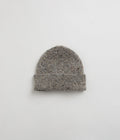 Uskees 4003 Speckled Donegal Wool Beanie in Silver Grey