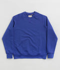 Uskees 7005 Organic Crewneck Sweatshirt in Ultra Blue