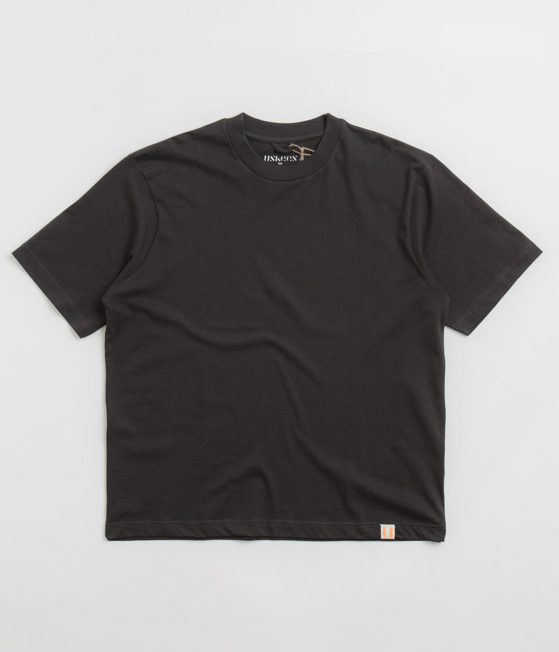 Uskees 7008 Oversized T-Shirt in Faded Black