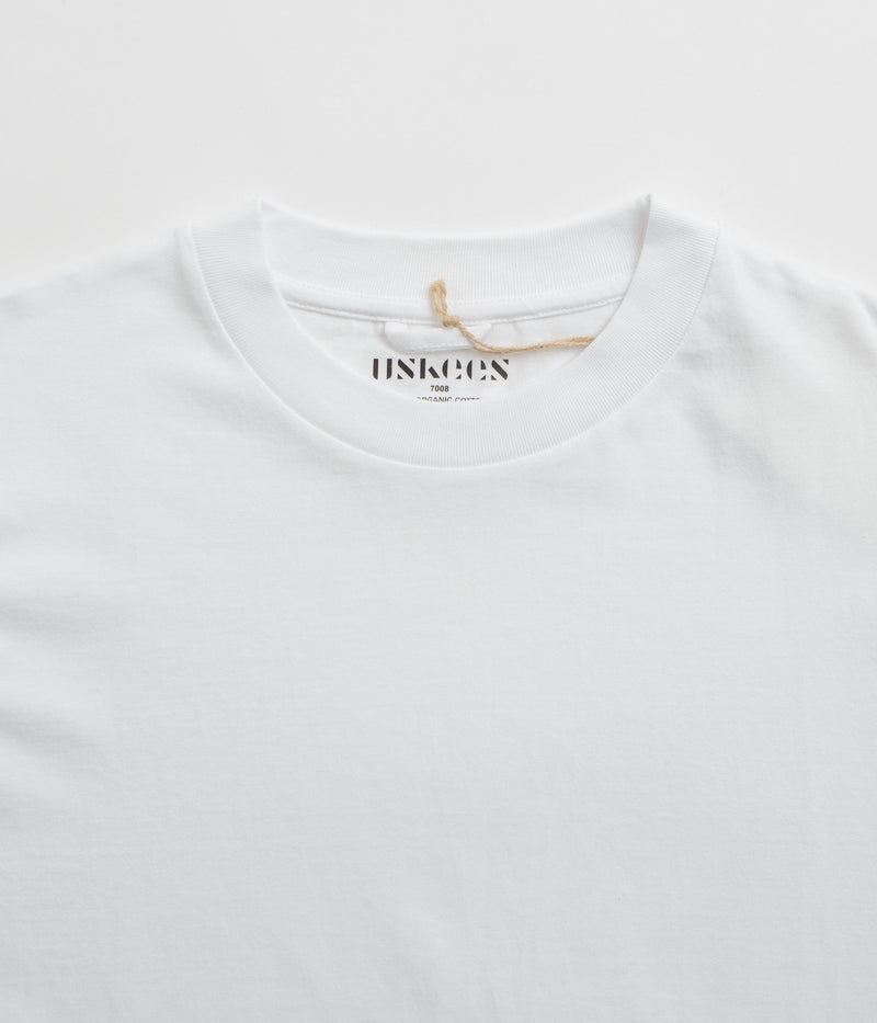 Uskees 7008 Oversized T-Shirt in White