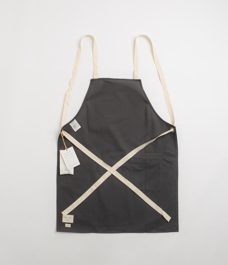Uskees 9001 Canvas Tie-Back Apron in Charcoal