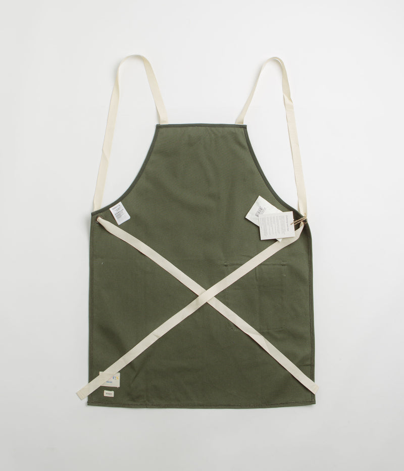 Uskees 9001 Canvas Tie-Back Apron in Coriander