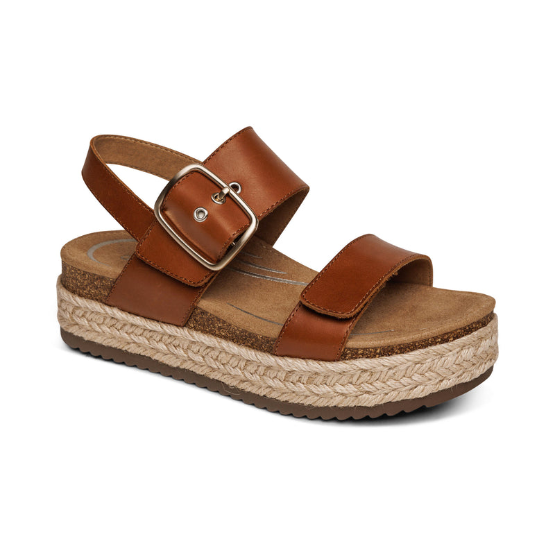 Vania Arch Support Platform #color_cognac