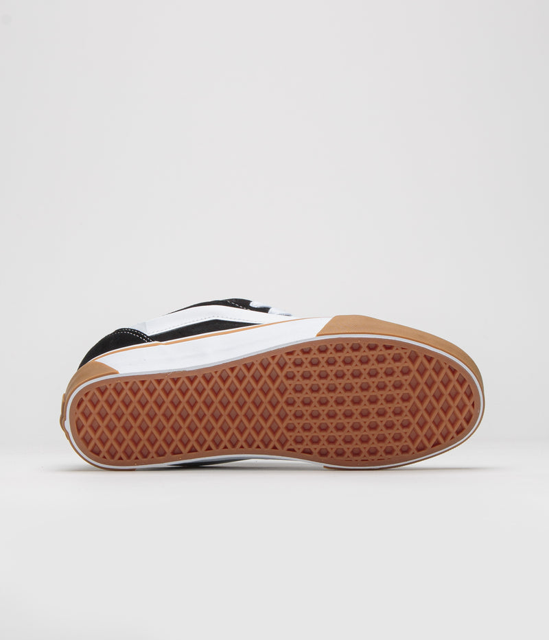 Vans Knu Skool Shoes in Gum Bumper Black