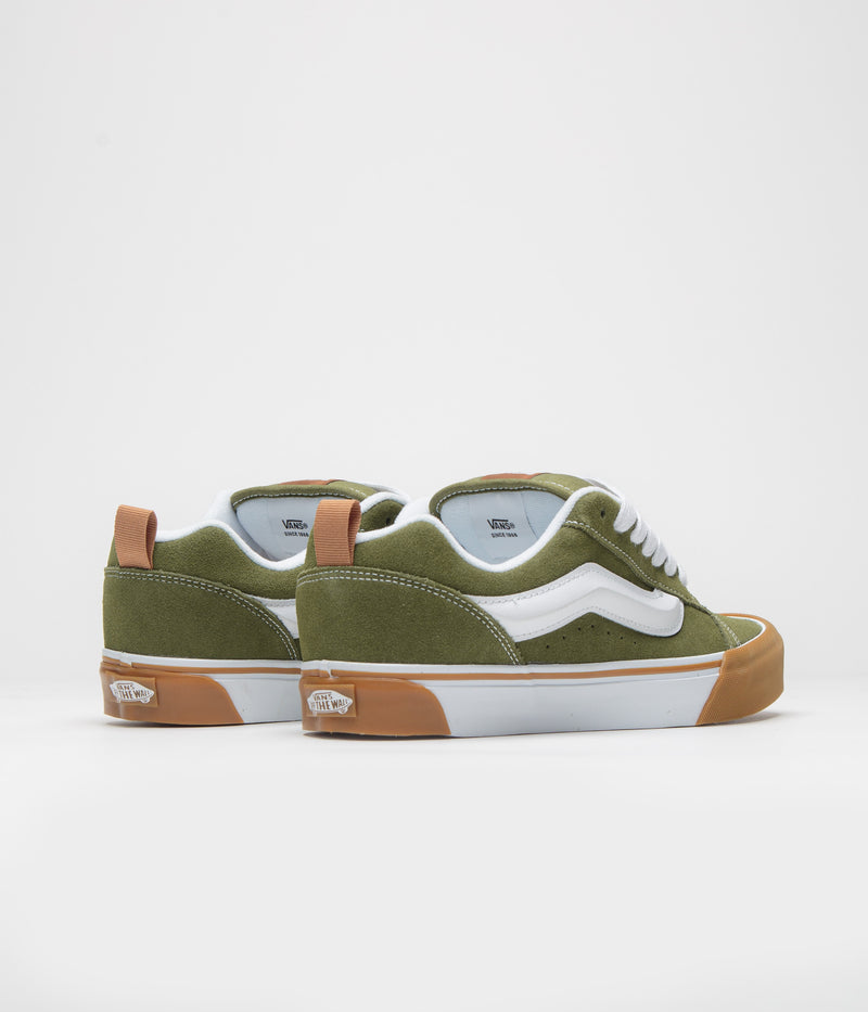 Vans Knu Skool Shoes in Gum Bumper Pesto