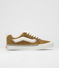 Vans Knu Skool Shoes in Pig Suede Brown