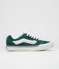 Vans Knu Skool Shoes in Pig Suede Green