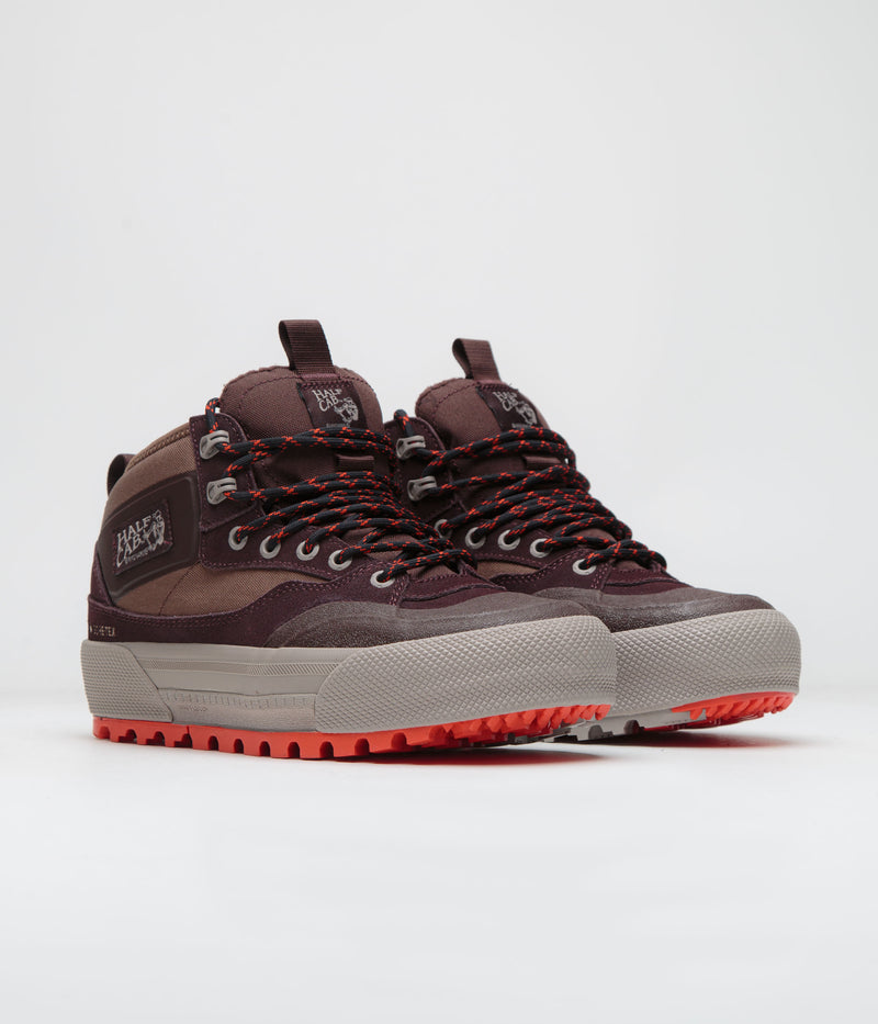 Vans MTE Half Cab Gore-Tex Shoes in Bitter Chocolate