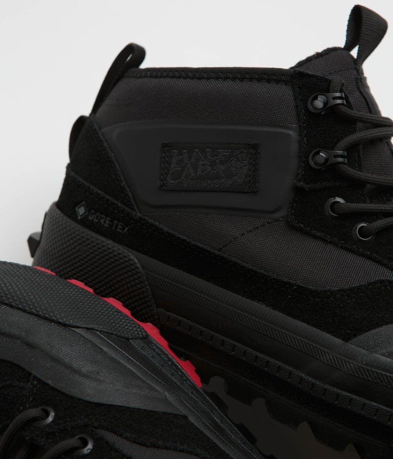 Vans MTE Half Cab Gore-Tex Shoes in Black and Black