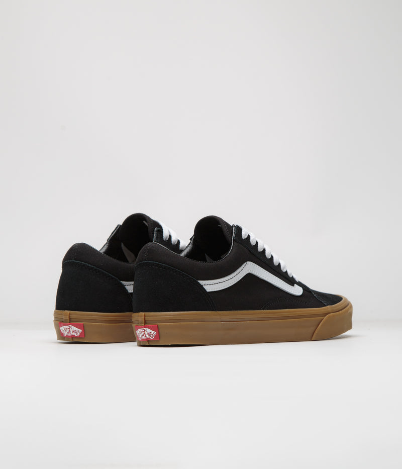 Vans Old Skool Shoes in Black and Gum