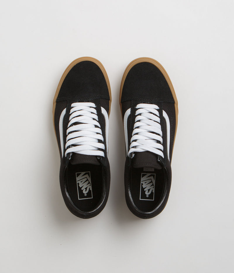 Vans Old Skool Shoes in Black and Gum