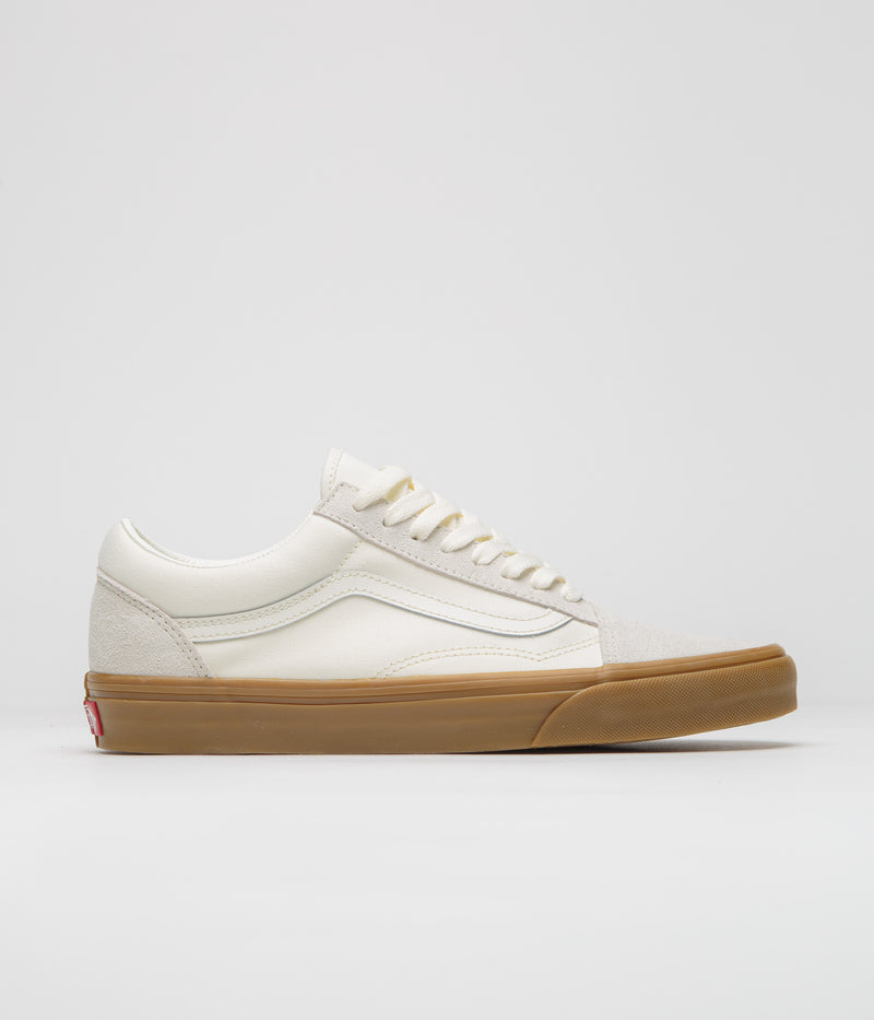 Vans Old Skool Shoes in Marshmallow and Gum