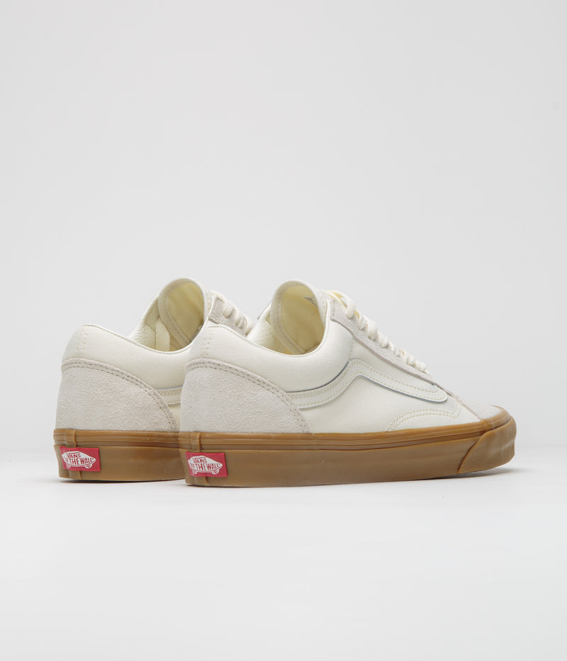 Vans Old Skool Shoes in Marshmallow and Gum