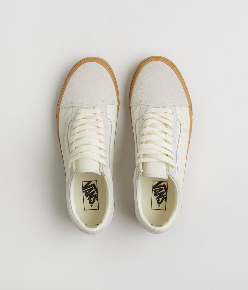 Vans Old Skool Shoes in Marshmallow and Gum