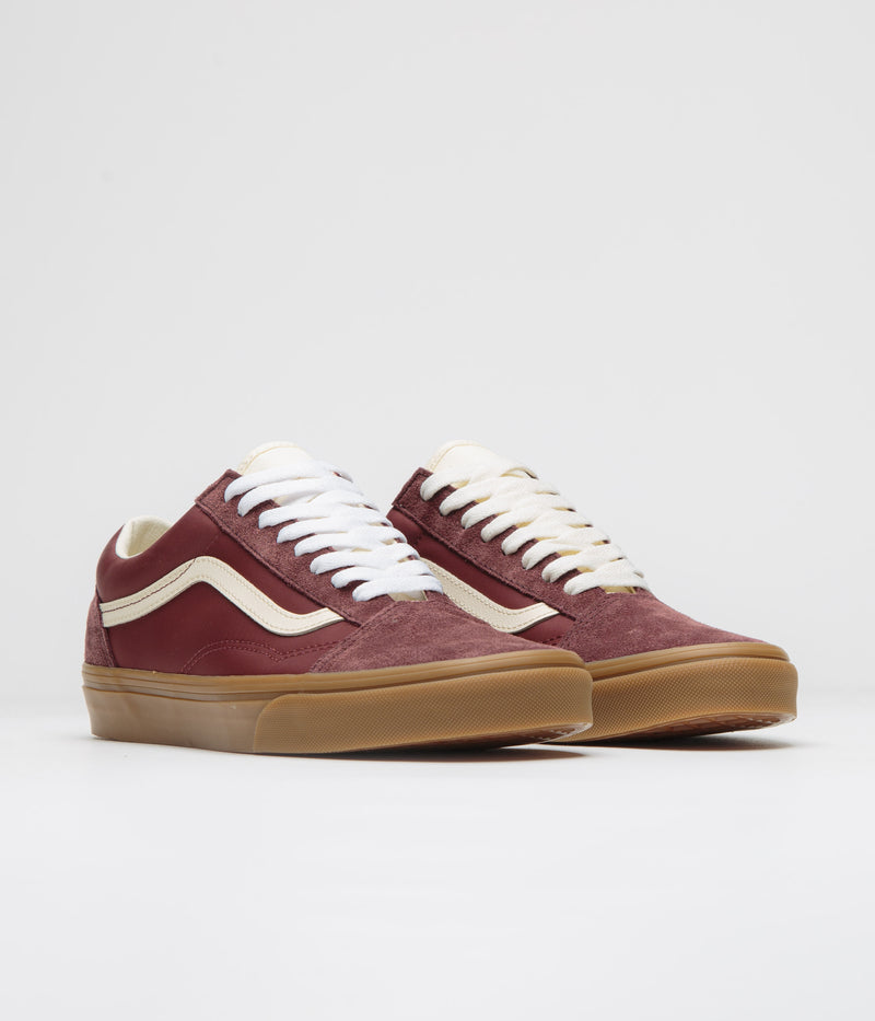 Vans Old Skool Shoes in Sporty Brown and Gum