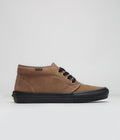 Vans Skate Chukka VCU Shoes in Brown and Black