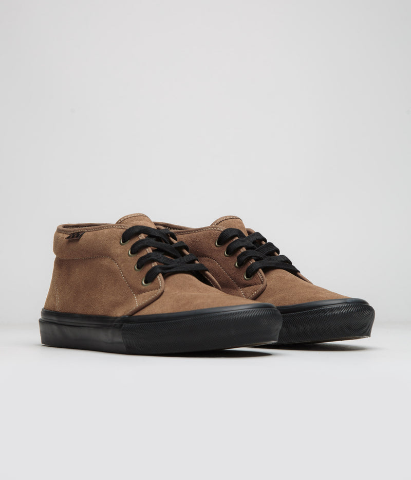 Vans Skate Chukka VCU Shoes in Brown and Black