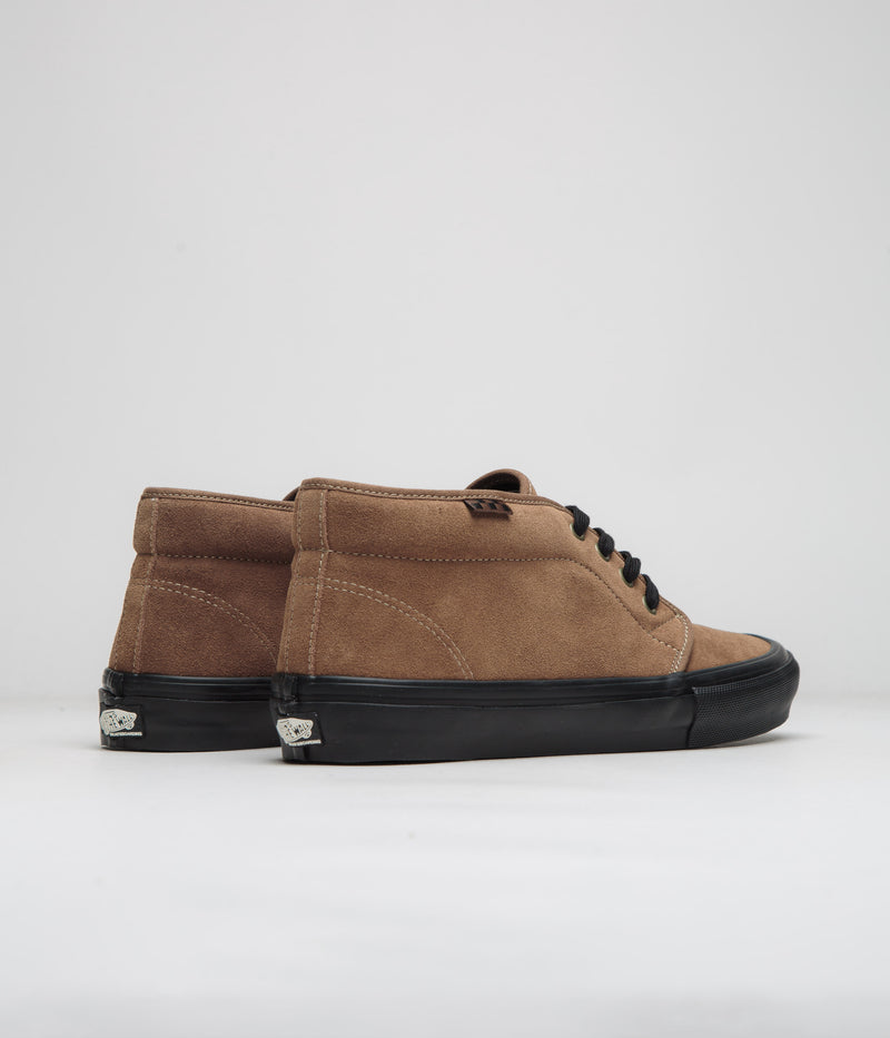 Vans Skate Chukka VCU Shoes in Brown and Black