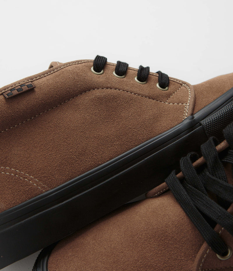 Vans Skate Chukka VCU Shoes in Brown and Black
