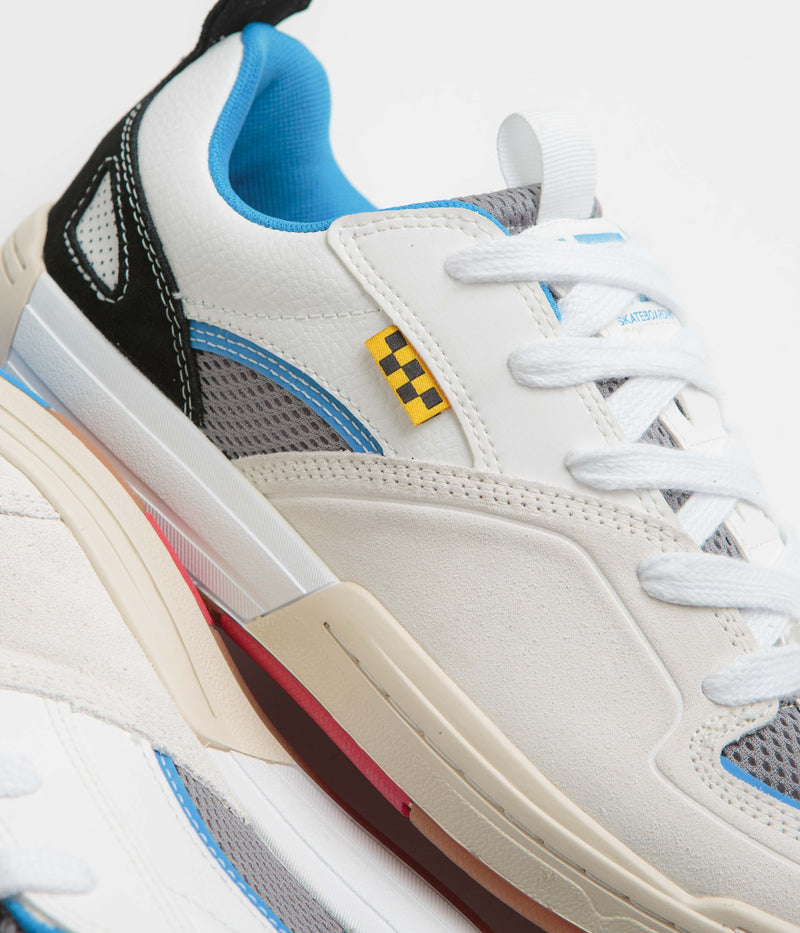 Vans Skate Mixxa Shoes in Athletic White and Multi