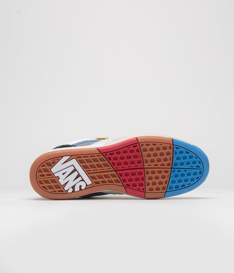 Vans Skate Mixxa Shoes in Athletic White and Multi